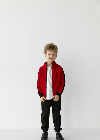 Спортивний костюм на хлопчика колір червоний з чорним 406644 New Trend (259033952)