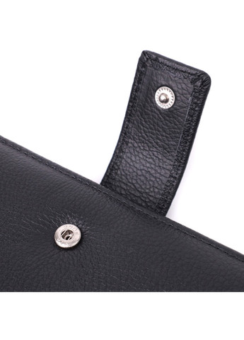 Надежный женский кошелек из натуральной кожи 22548 Черный st leather (277980515)