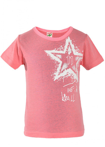 Червона футболки футболка на дівчаток (звезда) Lemanta