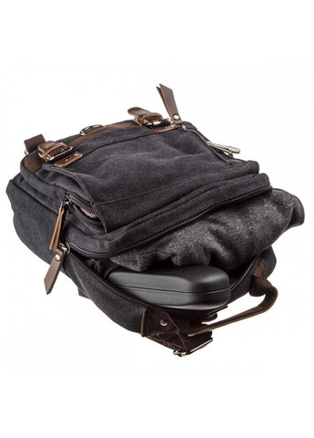 Мужская текстильная черная сумка-рюкзак 20143 Vintage (269994189)