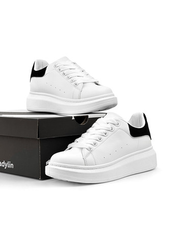 Белые демисезонные классические белые кроссовки Stilli