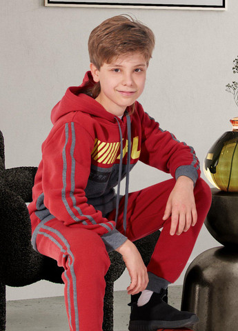 Красный костюми спортивний костюм на хлопчика (run) Lemanta