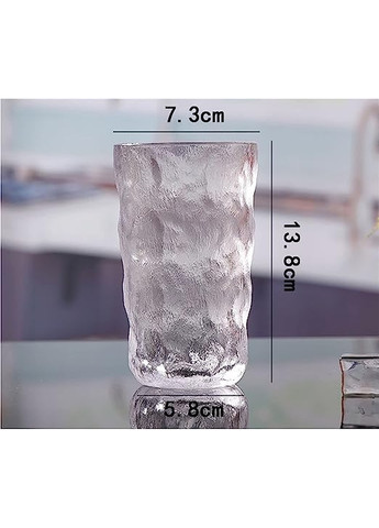 Оригинальные стакан с узором Ледник Glacier, толстые стенки, 400 мл More (269462821)