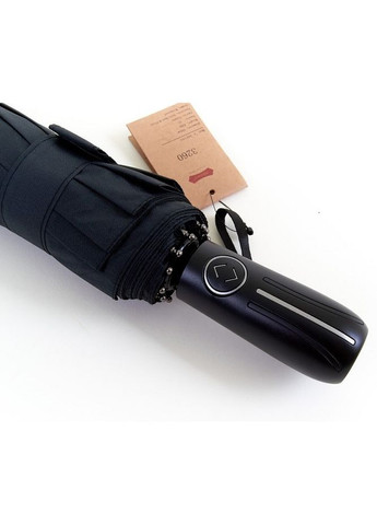 Зонт автомат №3260 унисекс (мужской, женский) на 12 спиц, прямая ручка, Черный Parachase (262293004)