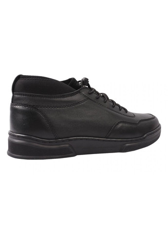 Черные ботинки мужские из натуральной кожи, на низком ходу, черные, украина Konors 508-21ZHC