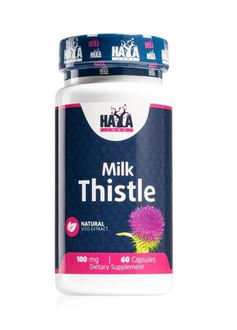 Milk Thistle 100 mg 60 Caps Haya Labs (259967177)