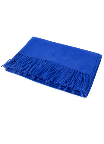Жіночий однотонний шарф з бахромою, синій Corze gs-108 (269449221)