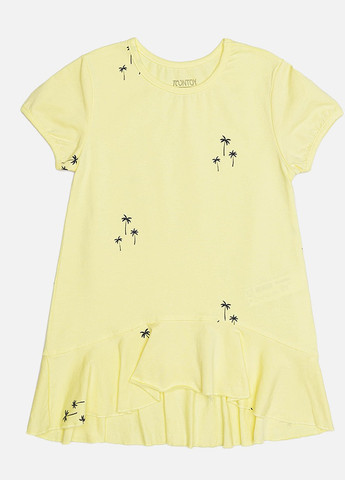 Жёлтое платье для девочки цвет желтый цб-00219553 Toontoy (259467331)