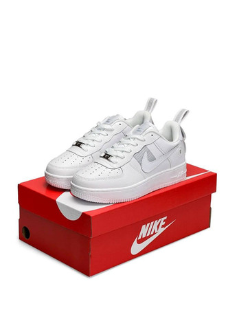 Білі осінні кросівки жіночі, вьетнам Nike Air Force Utility Low White