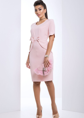Розовое платье регина розовый Luzana