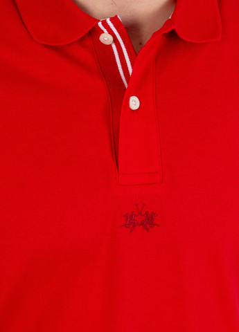 Красная футболка-поло для мужчин La Martina