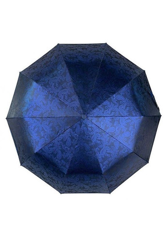 Зонт полуавтомат женский M524 жаккардовый на 9 спиц Синий Bellissimo (268548094)