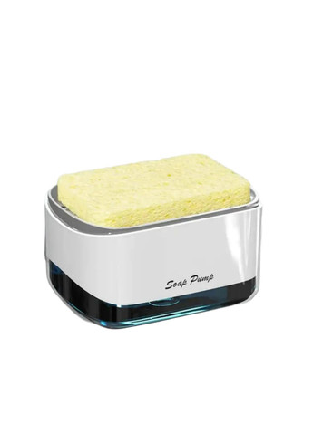 Нажимной дозатор для моющего средства с подставкой для губки 10*8,5 см Good Idea soap pump and sponge (258965522)