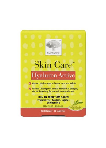 Skin Care Hyaluron Active 30 Tabs New Nordic (277812449)