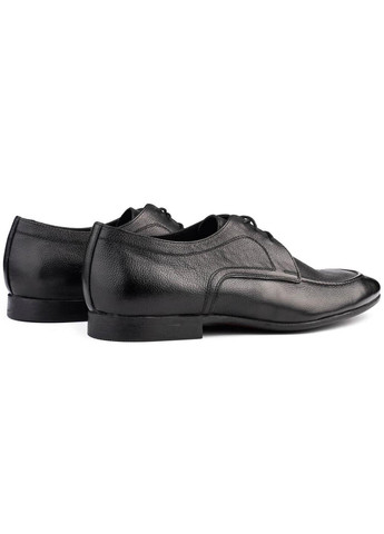 Черные классические туфли мужские бренда 9401221_(16) Mida на шнурках
