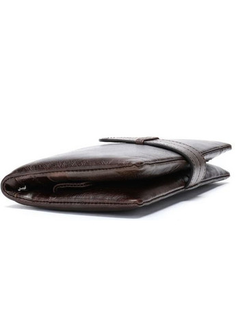 Мужской кошелёк из натуральной кожи 14912 Темно-коричневый Vintage (262891761)
