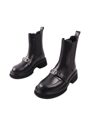 ботинки женские черные натуральная кожа Beratroni