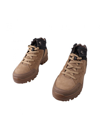 Бежевые ботинки мужские капучино натуральный нубук Brave