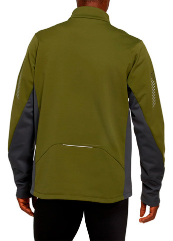 Зеленая зимняя мужская куртка Asics Lite-Show