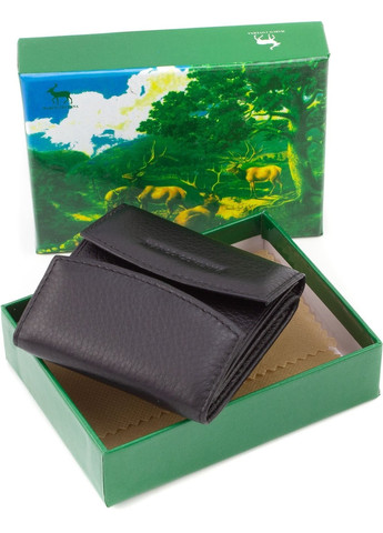 Шкіряний мініатюрний гаманець 2069-1(17507) чорний Marco Coverna (259752528)