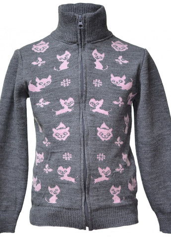 Розовый светри кофта на дівчаток (кішки) Lemanta