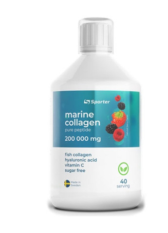 Collagen peptide 200000, 500 ml /33 servings/ Berry Sporter (257252825)