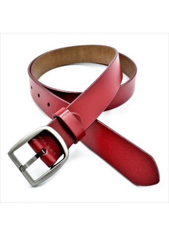 Женский кожаный ремень 3х100-115 см Weatro Красный kit-3cm-kozh-004 Le-Mon (272596509)