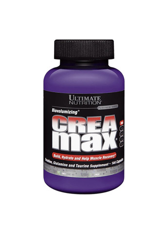 Креатин в капсулах с Глютамином и Таурином Crea Max 1000 мг - 144 капсул Ultimate Nutrition (270846101)