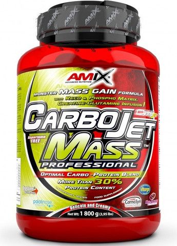 CarboJet Gain Mass Professional 1800 g /18 servings/ Chocolate Amix Nutrition (257495228)