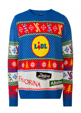Комбінований різдвяний светр Livergy