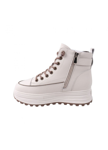 ботинки женские молочные натуральная кожа Lifexpert