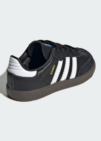 Черные всесезонные кроссовки samba og kids adidas