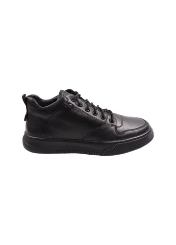Черные ботинки мужские черные натуральная кожа Rondo