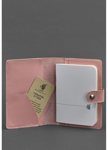 Кожаная обложка для паспорта 3.0 розовая BN-OP-3-PINK-PEACH BlankNote (263519241)