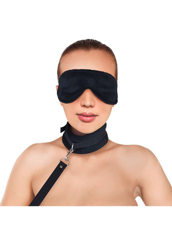 Набор ошейник с поводком и маска - Soft Touch Light, Черный Art of Sex (277237317)