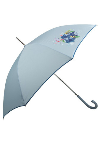Женский светло-голубой зонт-трость полуавтомат Airton (262975921)