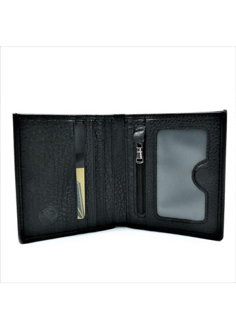 Мужской кожаный кошелек 11 х 9,5 х 2 см Черный wtro-508 Weatro (272596023)