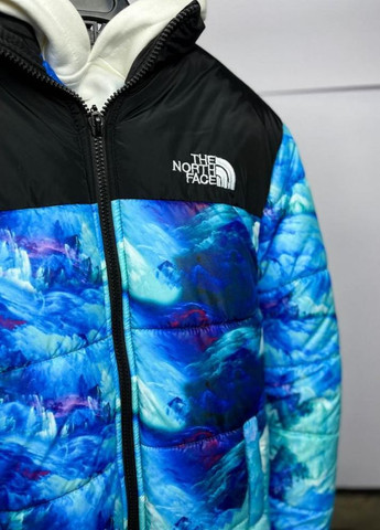 Блакитна зимня куртка No Brand