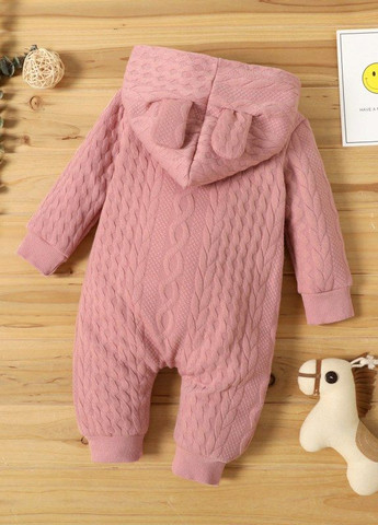 Теплый вязаный человечек на девочку - розовый Vakko (261855970)