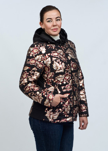 Черная демисезонная куртки больших размеров женские демисезонные SK