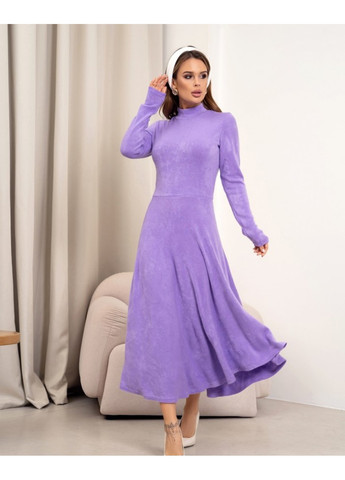 Фиолетовое повседневный платья 12352a светло-сиреневый ISSA PLUS