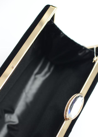 Вечірня велюрова міні сумка клатч бокс на ланцюжку маленька чорна випускна сумочка з велюру No Brand (267229420)