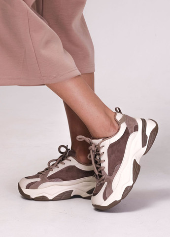 Кросівки жіночі бежеві замша шкіра Prima d'Arte бежеві всесезони (262979507)