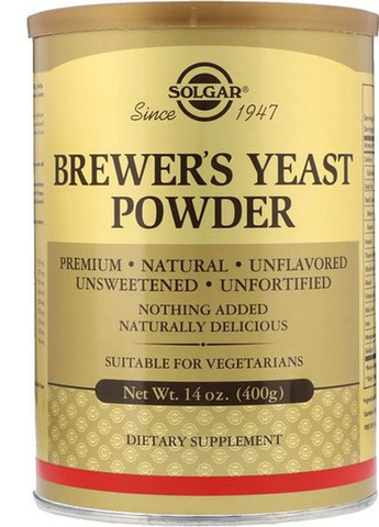 Brewer's Yeast Powder 14 oz 400 g /13 servings/ Solgar (258499035)