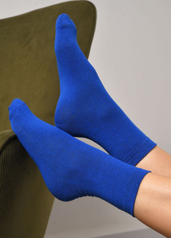 Носки женские демисезонные синего цвета размер 35-41 Let's Shop (277983320)
