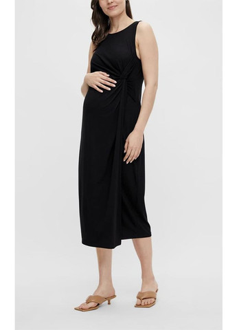 Черное вечернее платье для беременных Mamalicious однотонное