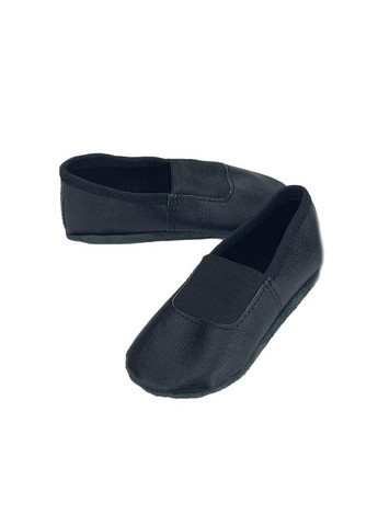 Черные чешки кожаные для танцев и гимнастики черные 11-110 размер 33 - 40,5 No Brand