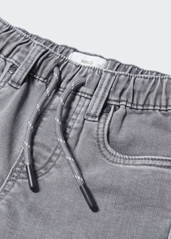 Серые демисезонные джинсы для мальчика 9357 128 см серый 69688 Mango
