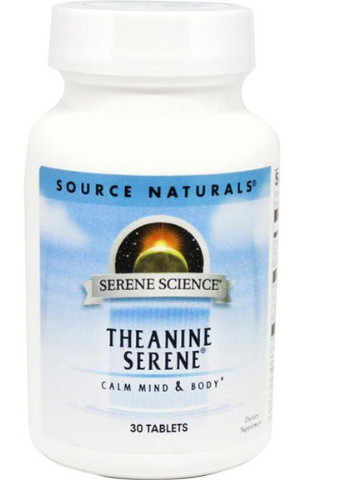 Theanine Serene 30 Tabs Source Naturals (256723222)