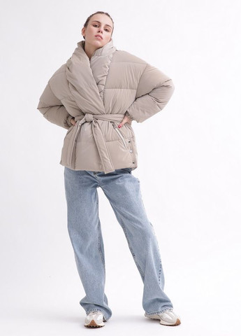 Бежева зимня куртка X-Woyz